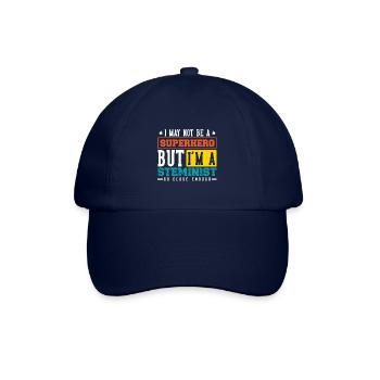 I'm a Steminist so close enough - Baseballkappe - Blau/Blau - Vorne