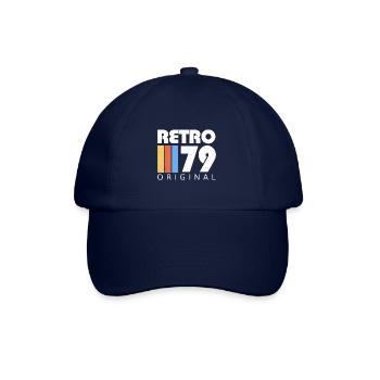 1979 Geburtstag geboren im Jahr 1979 Retro Vintage - Baseballkappe - Blau/Blau - Vorne