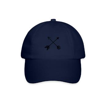 Hipster arrows, vintage, arrow, feather - Baseball Cap - blue/blue - Front