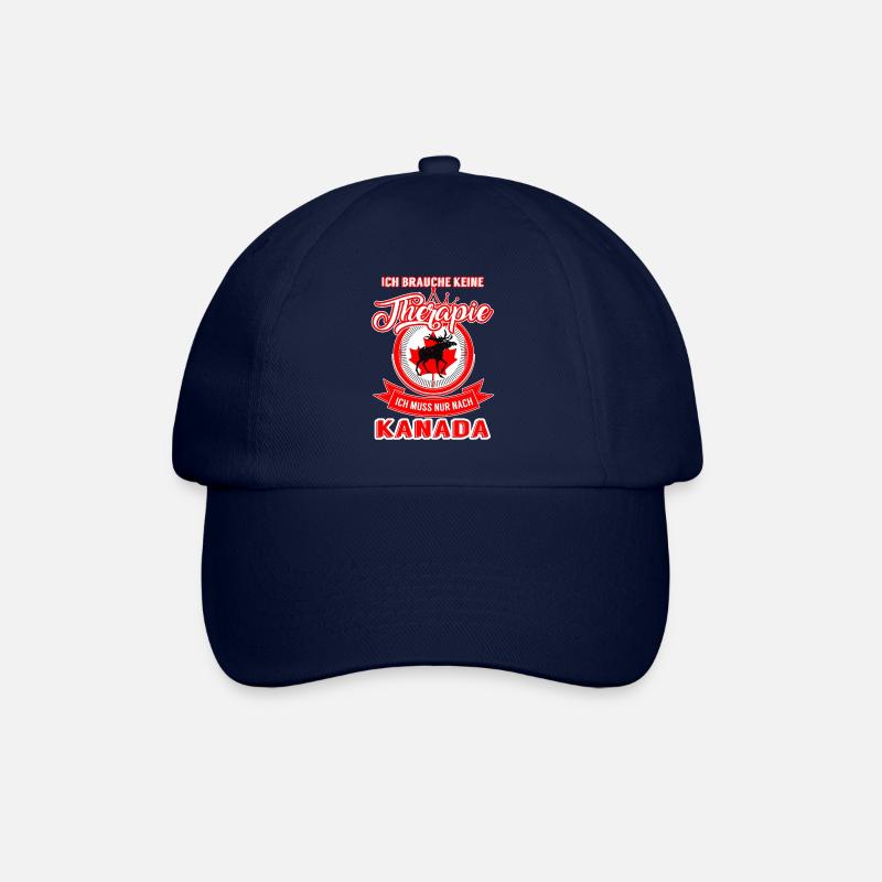 Therapie Kanada - Baseballkappe - Blau/Blau