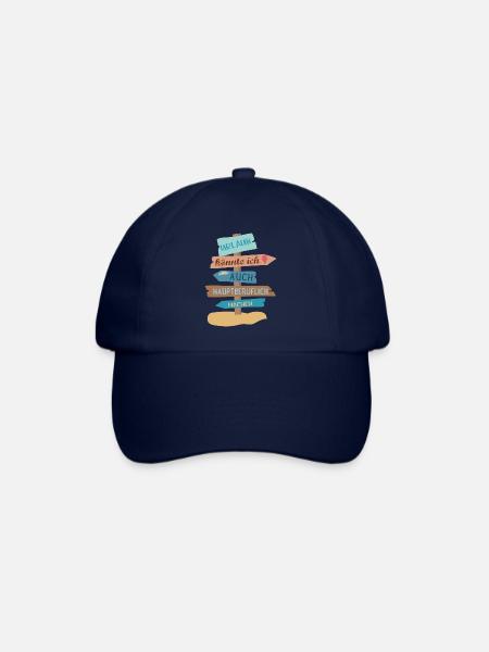 Urlaub - Baseballkappe - Blau/Blau