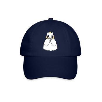 wedding dress clipart skirt dress wedding prince - Baseball Cap - blue/blue - Front