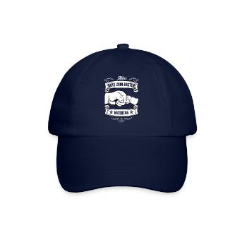 Alles Gute Zum Ersten Vatertag Vater Baby Faust - Baseballkappe - Blau/Blau - Vorne