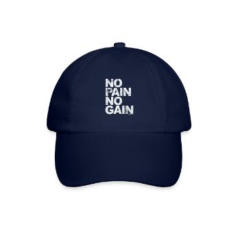 No Pain No Gain - Entraînement Fitness Hommes Femmes - Casquette classique - bleu/bleu - Devant