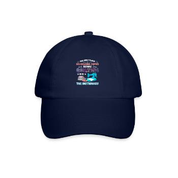Quilting Design - Baseballkappe - Blau/Blau - Vorne