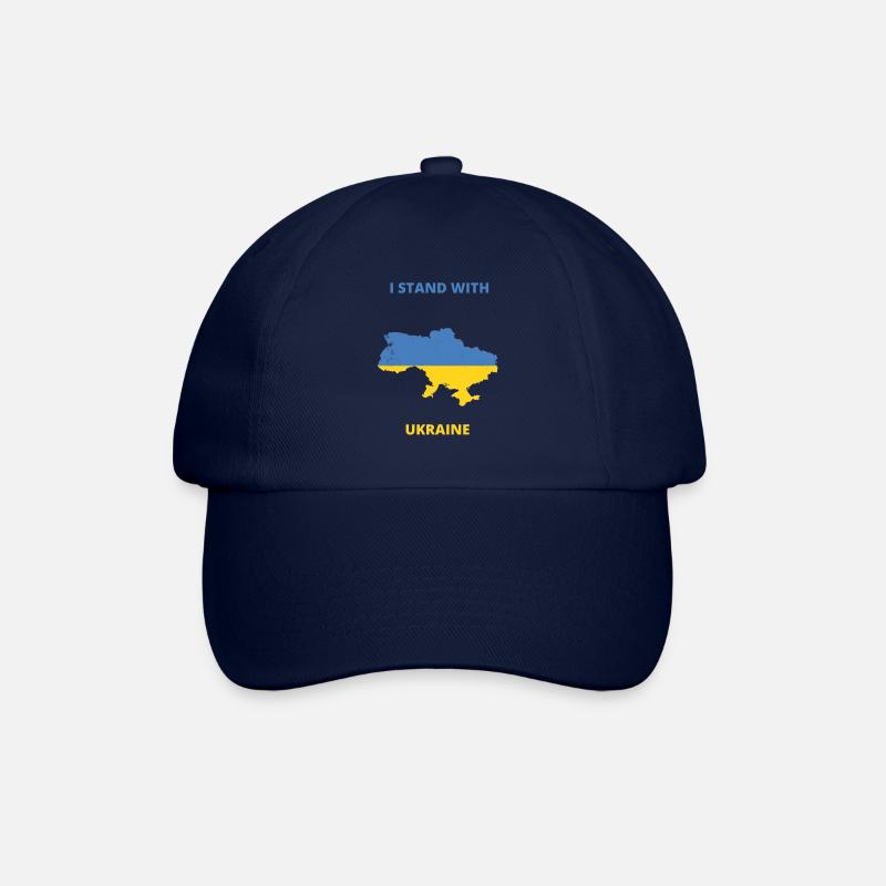 I stand with Ukraine - Baseball Cap - blue/blue