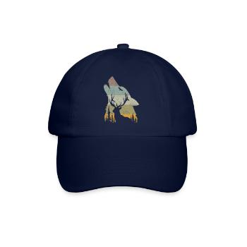 Wolf - Baseball Cap - blue/blue - Front