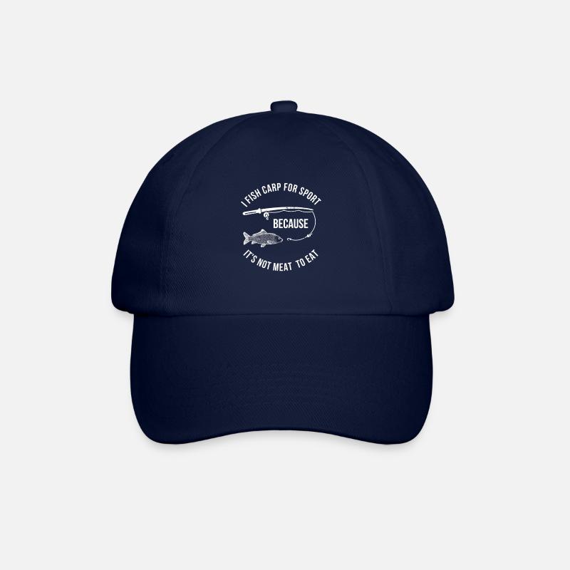 fish carp for sport - Baseball Cap - blue/blue