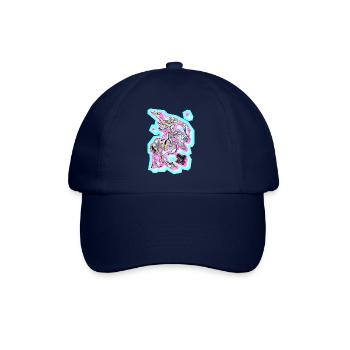 Brouillard de points - Casquette classique - bleu/bleu - Devant