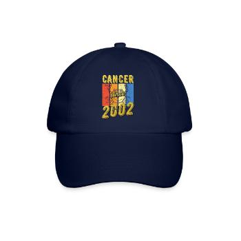 Cancer 2002 Sternzeichen Geburtstag - Baseballkappe - Blau/Blau - Vorne