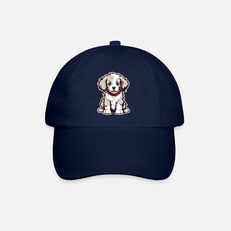 Cute puppy - Baseball Cap - blue/blue
