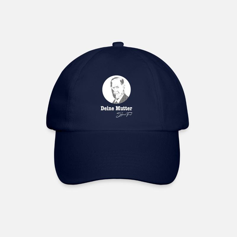 Deine Mutter Sigmund Freud - Baseballkappe - Blau/Blau