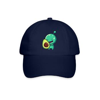 Green Alien Avocado: Fusion exotique - Casquette classique - bleu/bleu - Devant