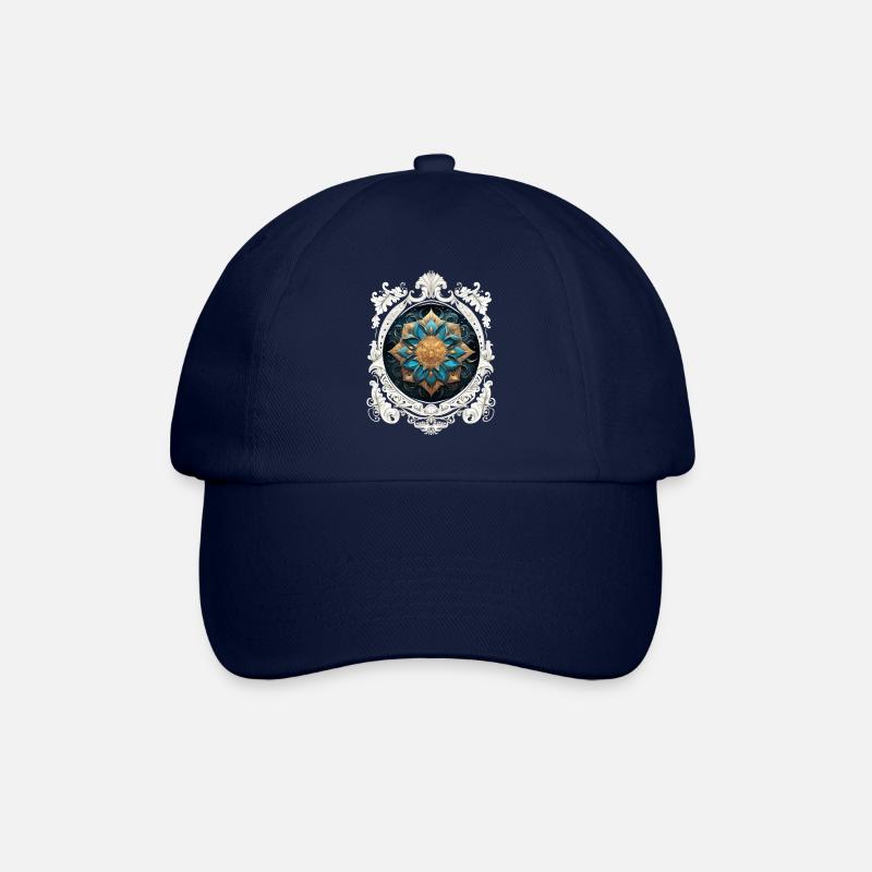 MANDALA VINTAGE COSMIC - Casquette classique - bleu/bleu
