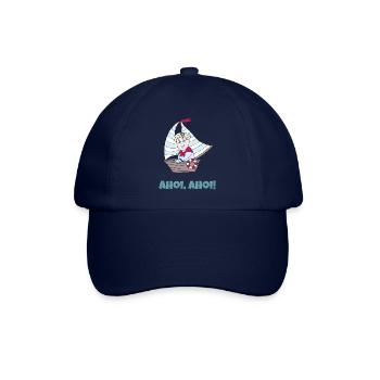 Little Captain Ahoy - Baseball Cap - blue/blue - Front