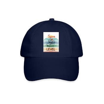 Spirituelles Niveau. Wasserwaage. - Baseballkappe - Blau/Blau - Vorne