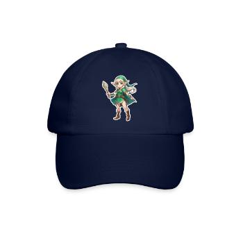 Elf Fantasy Illustration - Baseball Cap - blue/blue - Front
