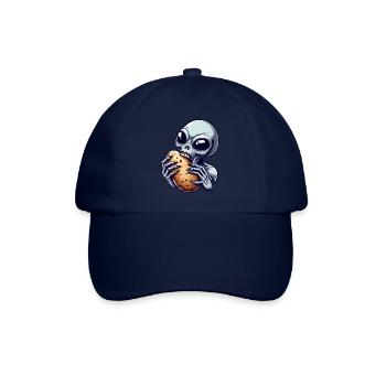 Alien Bites Potato Alien Science Ficti - Baseball Cap - blue/blue - Front