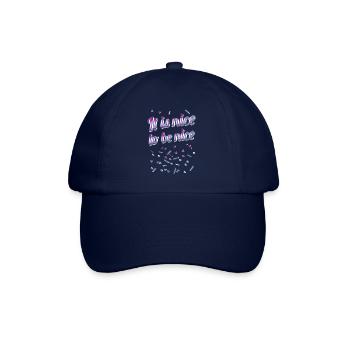It is nice to be nice - Statement - Baseballkappe - Blau/Blau - Vorne