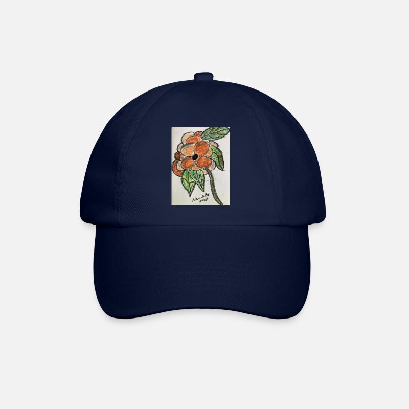 Orange flower - Casquette classique - bleu/bleu