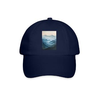 Poster Canvas Mountain 51 - Baseballkappe - Blau/Blau - Vorne