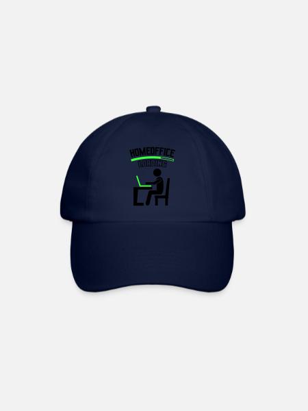 Arbeit Büro Homeoffice Loading - Baseballkappe - Blau/Blau