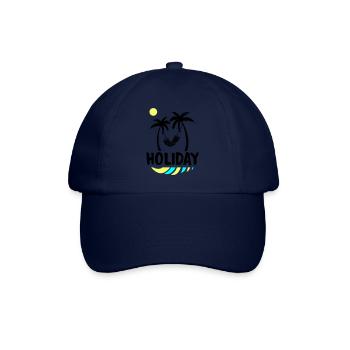 palms relax holiday - Baseballkappe - Blau/Blau - Vorne