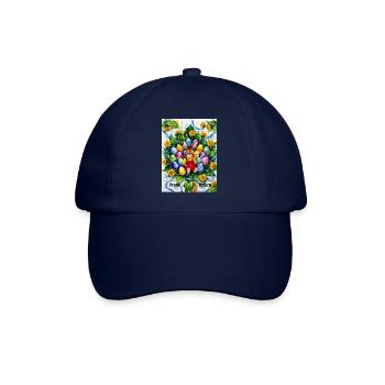 EG Ostern I Hasen I Frohe Ostern I Geschenk - Baseballkappe - Blau/Blau - Vorne