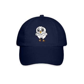 hibou oiseau aigle hibou hibou nuit oiseau effraie des granges chouette bande dessinée - Casquette classique - bleu/bleu - Devant