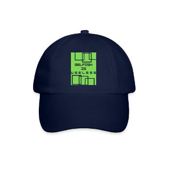 selfish is useless - Casquette classique - bleu/bleu - Devant