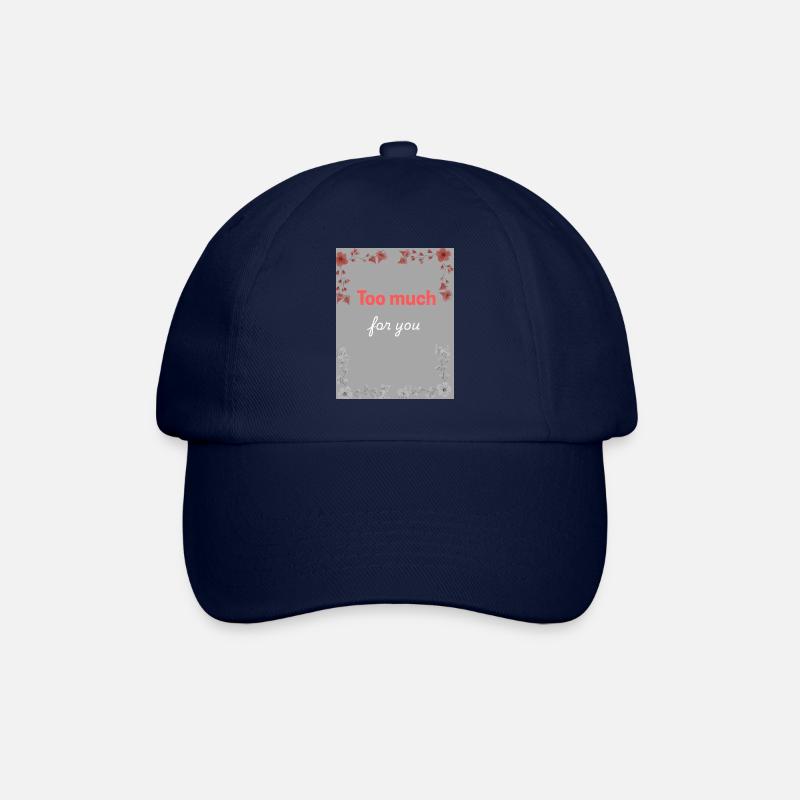 too much for you - Casquette classique - bleu/bleu