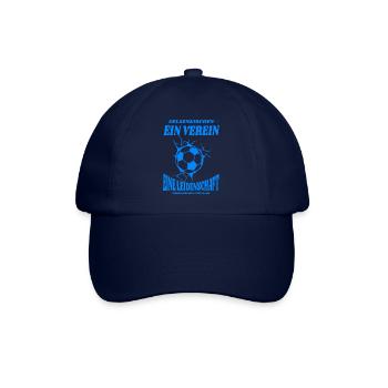 Gelsenkirchen Fußball Spruch Geschenk - Baseballkappe - Blau/Blau - Vorne