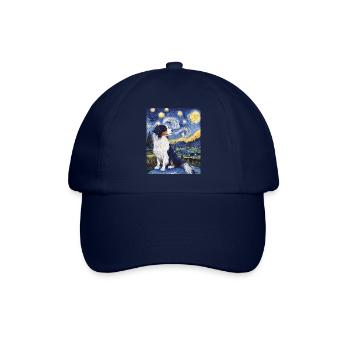 Berger Australien Chien nuit étoilée van gogh - Casquette classique - bleu/bleu - Devant