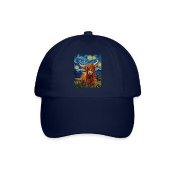Highland Cow - Baseball Cap - blue/blue - Front