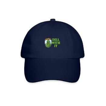 Concombres, cornichons, cornichons, fruits - Casquette classique - bleu/bleu - Devant