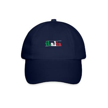 Rome Iatlia Drapeau de voyage italien Accueil - Casquette classique - bleu/bleu - Devant