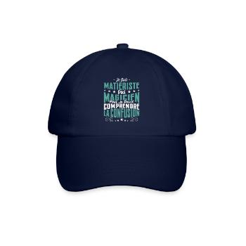Je Suis Matiériste-coloriste Pas Magicien - Casquette classique - bleu/bleu - Devant