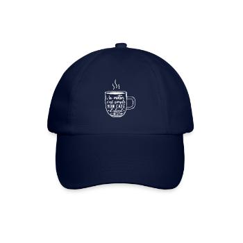 café humour, café du matin citation, - Casquette classique - bleu/bleu - Devant