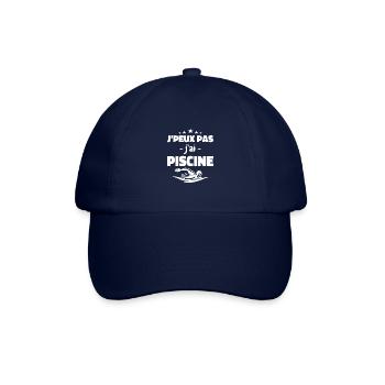 J'peux Pas J'ai Piscine - Casquette classique - bleu/bleu - Devant