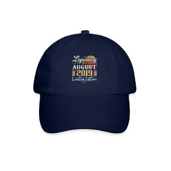 Les légendes sont nées en août 2019 anniversaire - Casquette classique - bleu/bleu - Devant