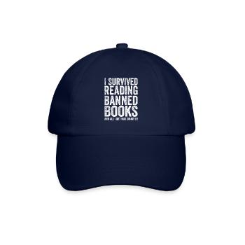 I Survived Reading Banned Books And All I Got Was - Baseball Cap - blue/blue - Front