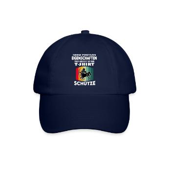 Geburtstag Sternzeichen Retro Schütze - Baseballkappe - Blau/Blau - Vorne