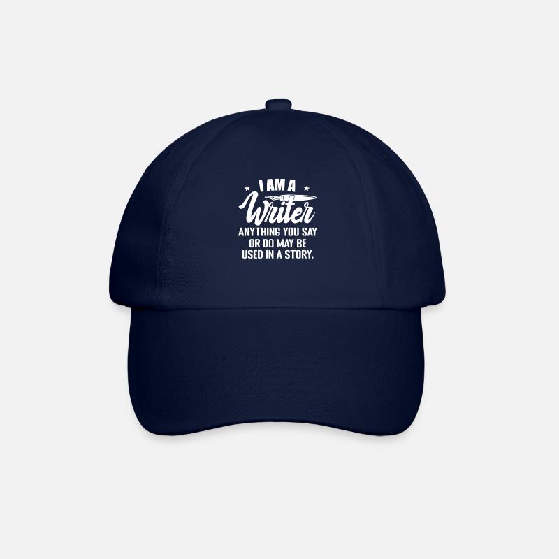 Ich bin ein Schriftsteller Lustiger Autor Romanautor Romanschreiben - Baseballkappe - Blau/Blau