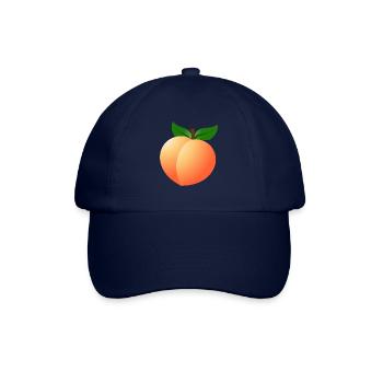 Pfirsich - Baseballkappe - Blau/Blau - Vorne