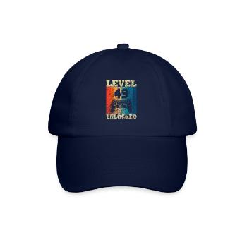 Happy Birthday - 49th birthday for gamers - Baseball Cap - blue/blue - Front