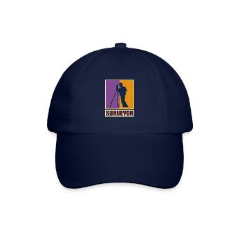 Landvermesser Beruf Surveying Vermesser - Baseballkappe - Blau/Blau - Vorne