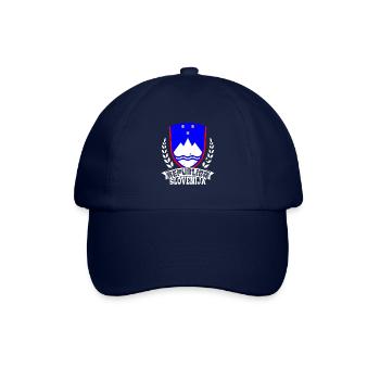 Slowenien Balkan National Herkunft Urlaub - Baseballkappe - Blau/Blau - Vorne