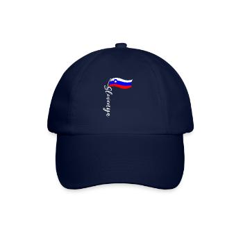 Slovenija Herkunft Slowenische Flagge Balkan - Baseballkappe - Blau/Blau - Vorne