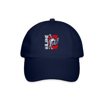 Hajime-design For karate and martial arts fans - Baseball Cap - blue/blue - Front