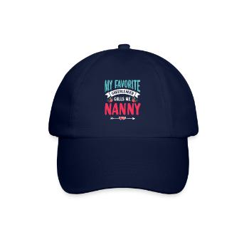 Ma pom-pom girl préférée m’appelle nounou pour - Casquette classique - bleu/bleu - Devant